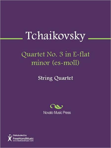 Quartet No. 3 in E-flat minor (es-moll)