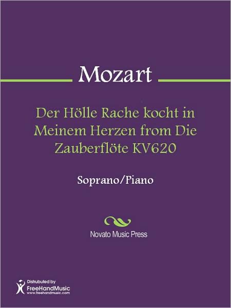 Der Holle Rache kocht in Meinem Herzen from Die Zauberflote KV620