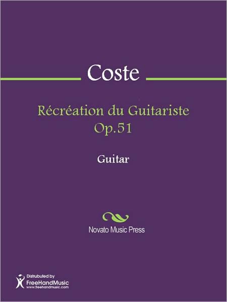 Recreation du Guitariste Op.51