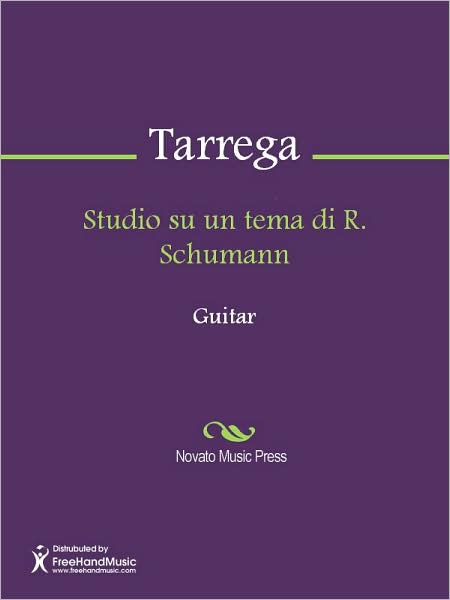 Studio su un tema di R. Schumann