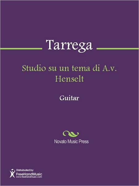 Studio su un tema di A.v. Henselt