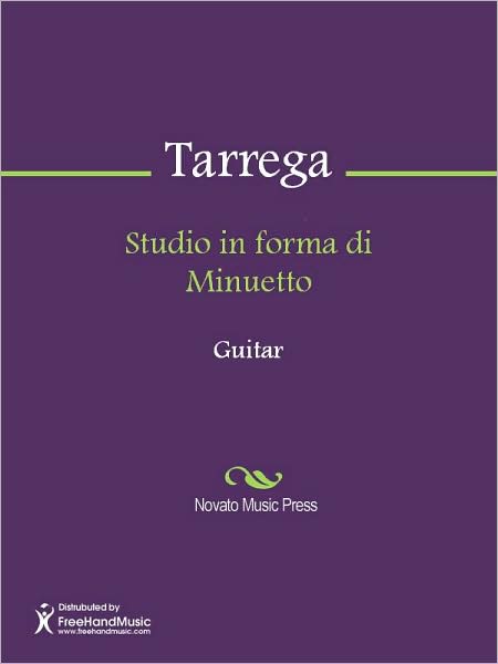 Studio in forma di Minuetto