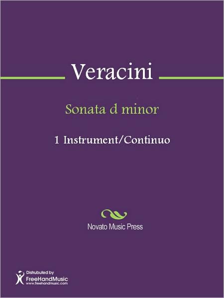 Sonata d minor