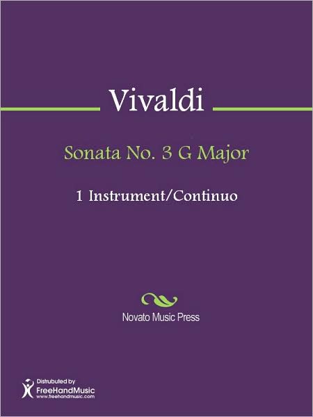 Sonata No. 3 G Major