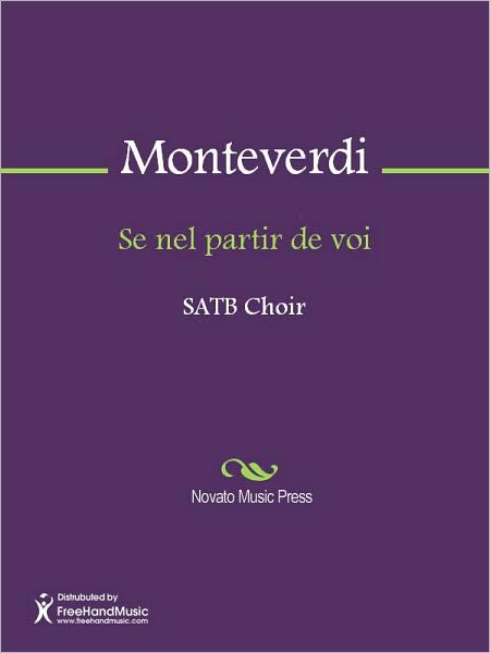 Se nel partir de voi