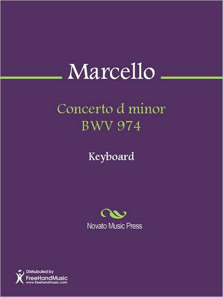 Concerto d minor BWV 974