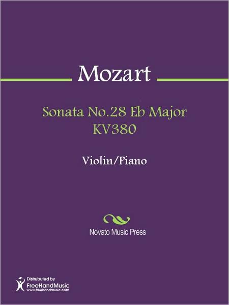 Sonata No.28 Eb Major KV380