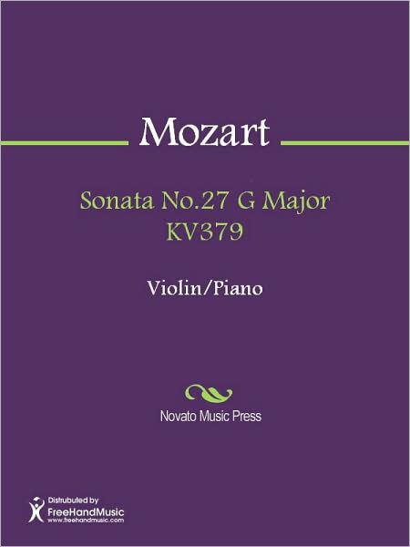 Sonata No.27 G Major KV379