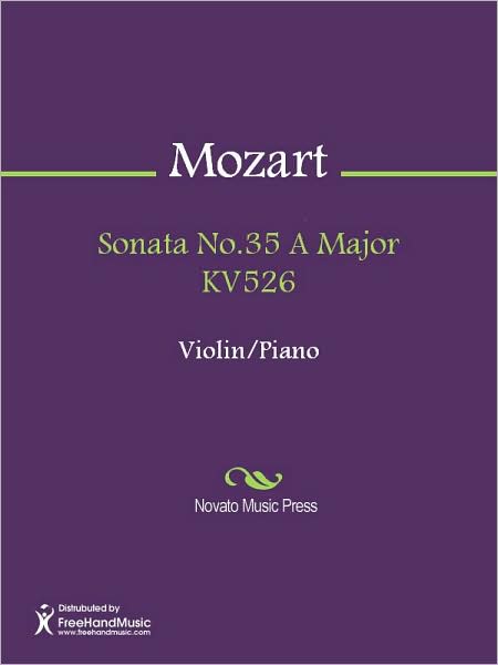 Sonata No.35 A Major KV526