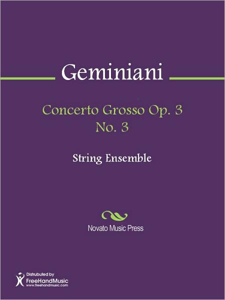 Concerto Grosso Op. 3 No. 3