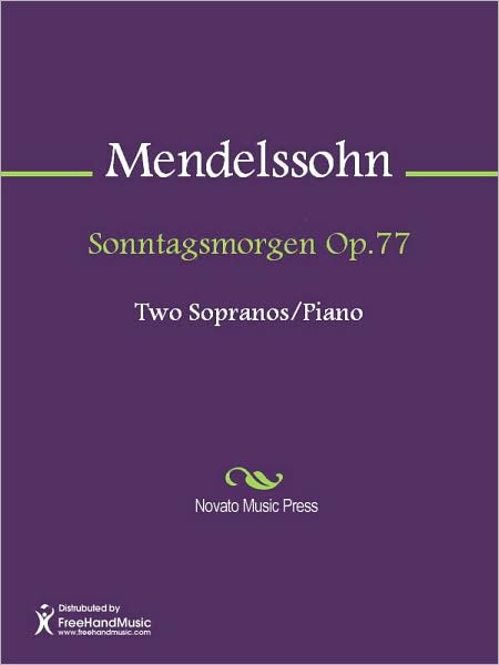 Sonntagsmorgen Op.77