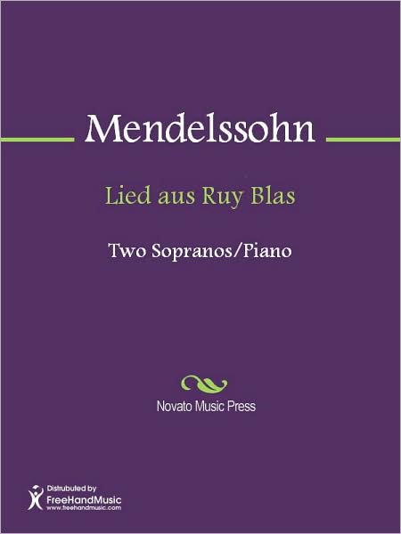 Lied aus Ruy Blas