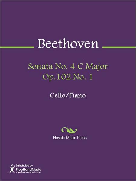 Sonata No. 4 C Major Op.102 No. 1