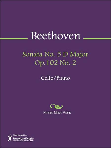 Sonata No. 5 D Major Op.102 No. 2