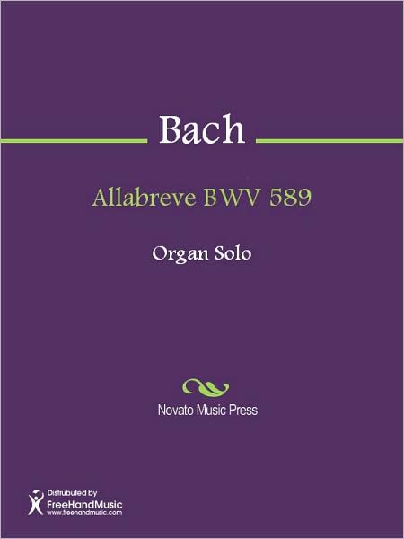 Allabreve BWV 589