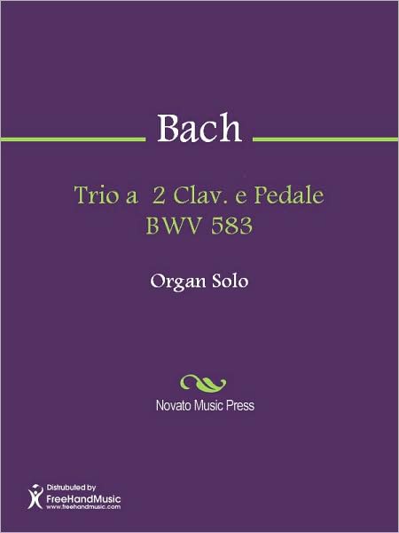 Trio a 2 Clav. e Pedale BWV 583