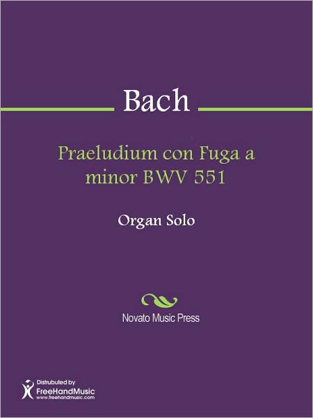 Praeludium con Fuga a minor BWV 551