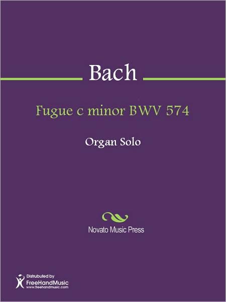 Fugue c minor BWV 574