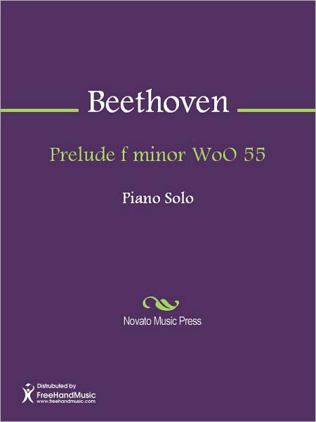Prelude f minor WoO 55
