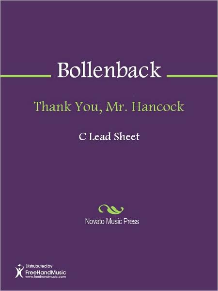 Thank You, Mr. Hancock