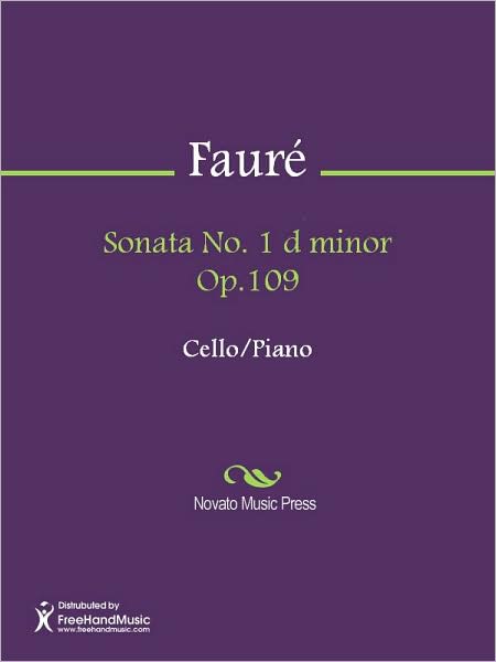 Sonata No. 1 d minor Op.109