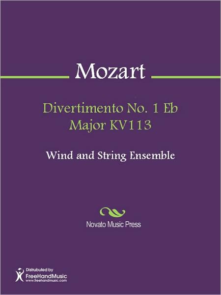 Divertimento No. 1 Eb Major KV113