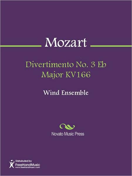 Divertimento No. 3 Eb Major KV166