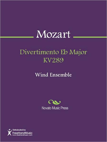 Divertimento Eb Major KV289