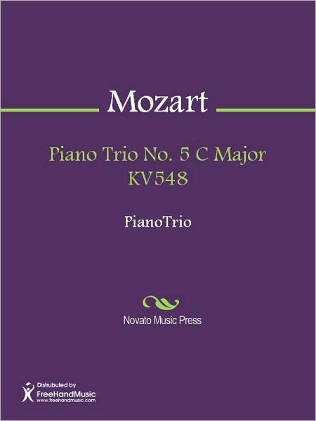 Piano Trio No. 5 C Major KV548