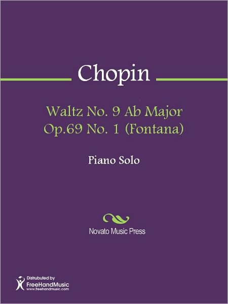 Waltz No. 9 Ab Major Op.69 No. 1 (Fontana)