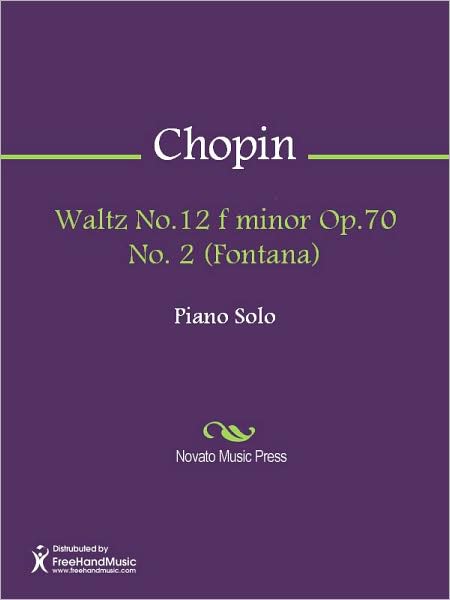 Waltz No.12 f minor Op.70 No. 2 (Fontana)