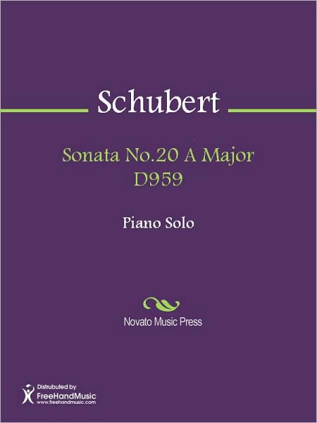 Sonata No.20 A Major D959
