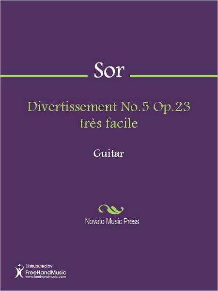 Divertissement No.5 Op.23 tres facile