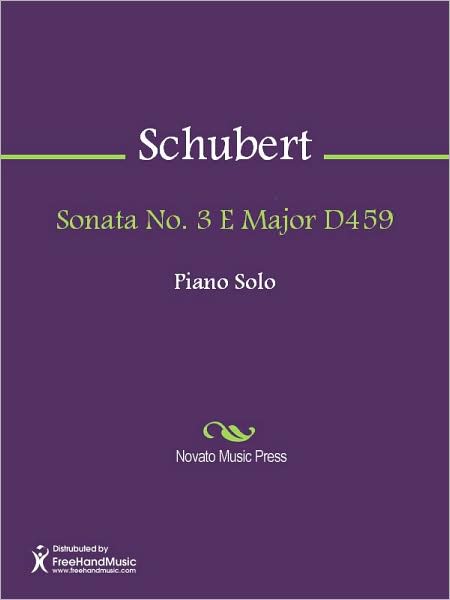 Sonata No. 3 E Major D459