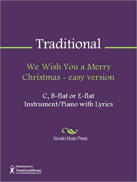 We Wish You a Merry Christmas - easy version