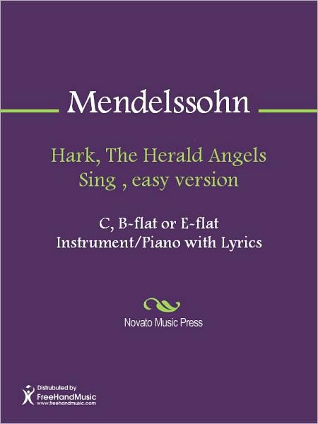 Hark, The Herald Angels Sing , easy version