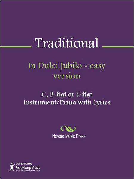 In Dulci Jubilo - easy version
