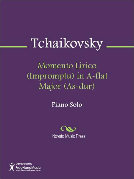 Momento Lirico (Impromptu) in A-flat Major (As-dur)