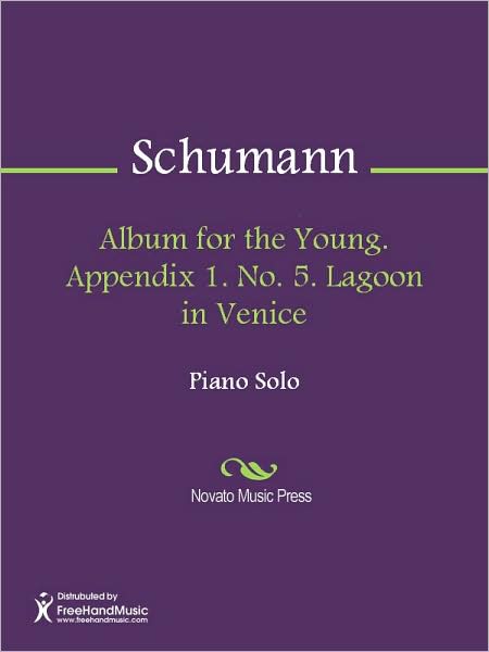 Album for the Young. Appendix 1. No. 5. Lagoon in Venice