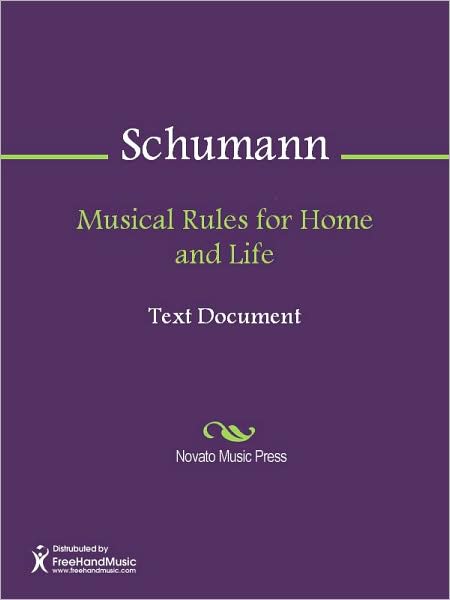 Musical Rules for Home and Life