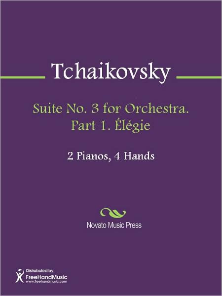 Suite No. 3 for Orchestra. Part 1. Elegie