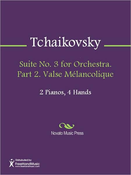 Suite No. 3 for Orchestra. Part 2. Valse Melancolique