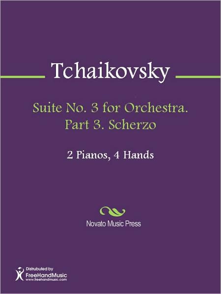 Suite No. 3 for Orchestra. Part 3. Scherzo