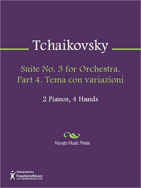 Suite No. 3 for Orchestra. Part 4. Tema con variazioni