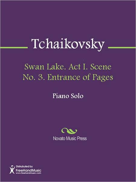 Swan Lake. Act I. Scene No. 3. Entrance of Pages