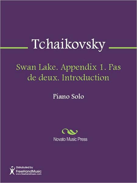 Swan Lake. Appendix 1. Pas de deux. Introduction