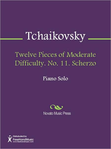 Twelve Pieces of Moderate Difficulty. No. 11. Scherzo