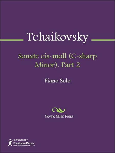 Sonate cis-moll (C-sharp Minor). Part 2