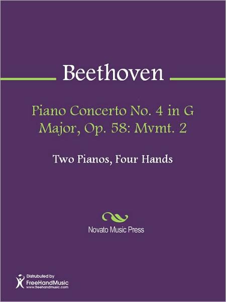 Piano Concerto No. 4 in G Major, Op. 58: Mvmt. 2