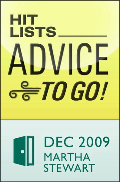 Hit Lists...Advice to Go!: Martha Stewart's Quick and Easy Guide to Roasting Vegetables